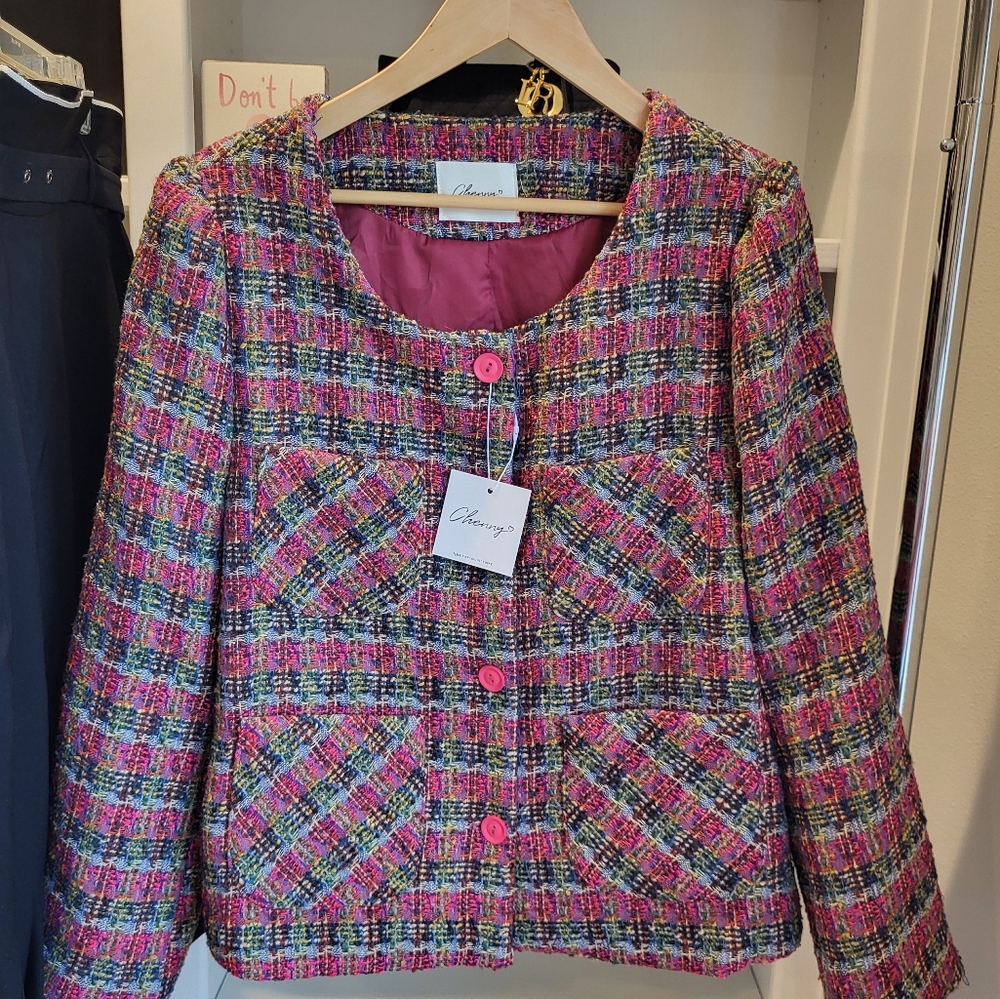 Tweed blazer - estimate size 12